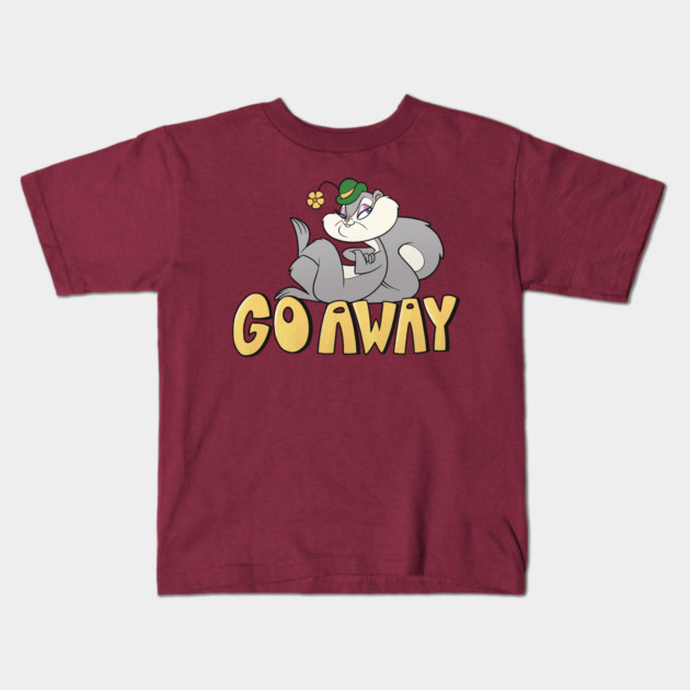 GO AWAY Kids T-Shirt by JoTheZette