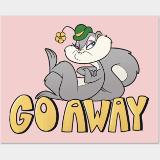 GO AWAY Posters and Art