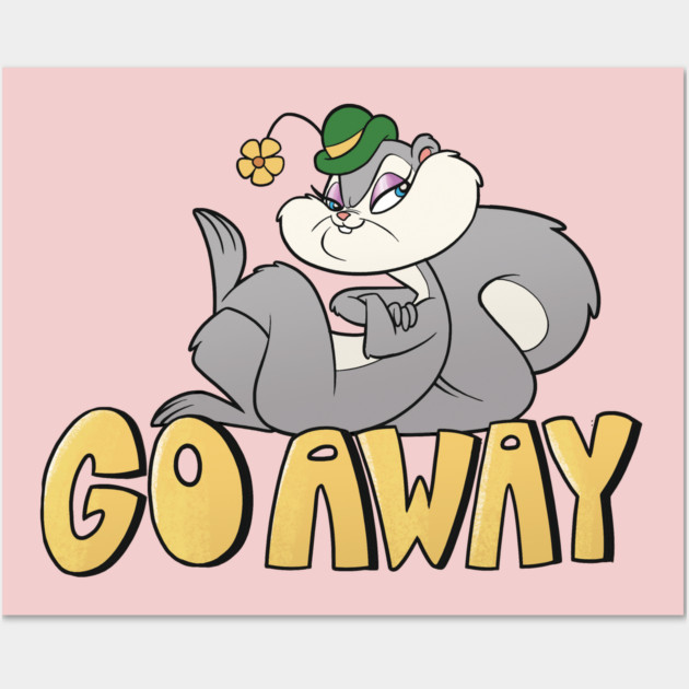 GO AWAY Wall Art by JoTheZette
