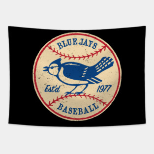 Vintage Toronto Blue Jays Patch Tapestry