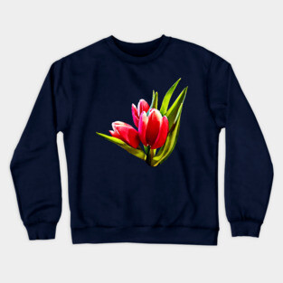 Group of Red Tulips Crewneck Sweatshirt