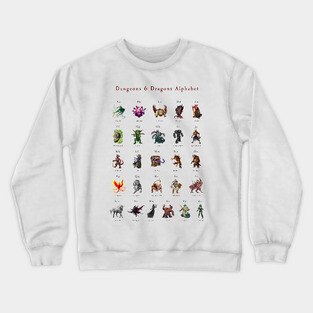 Monster Alphabet Crewneck Sweatshirt