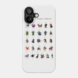 Monster Alphabet Phone Case