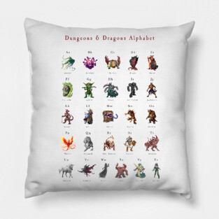 Monster Alphabet Pillow