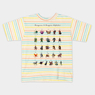 Monster Alphabet Kids T-Shirt