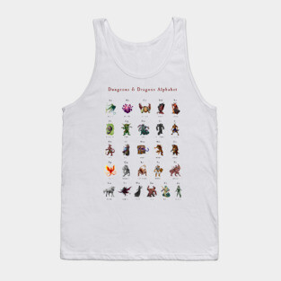 Monster Alphabet Tank Top