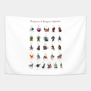 Monster Alphabet Tapestry