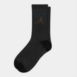 City Fox at Night Socks