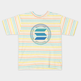 Solana Crypto Gift Idea Design Kids T-Shirt