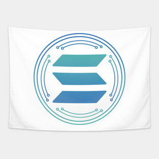Solana Crypto Gift Idea Design Tapestry