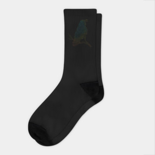 The Iridescent Raven Socks