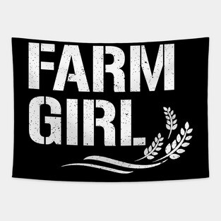 farm girl shirt Tapestry