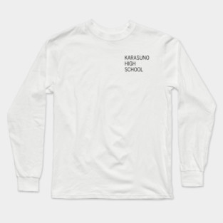 Karasuno Practice Shirt Design Long Sleeve T-Shirt