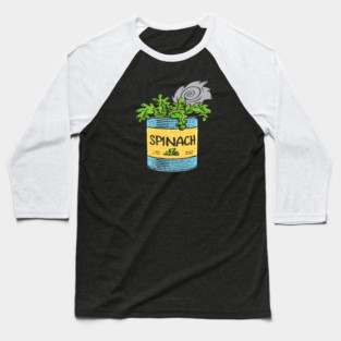Spinach Can of Power Baseball T-Shirt