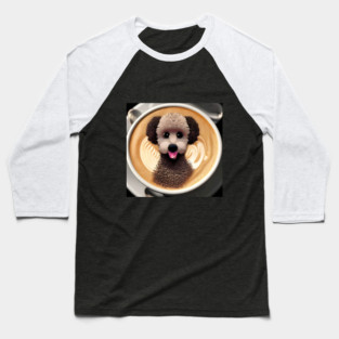 art coffee with dog Baseball T-Shirt