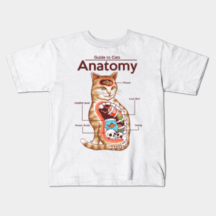 Anatomy of a Cat Kids T-Shirt