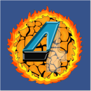 Four Fantastic Powers Posters and Art