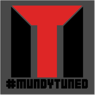 #MundyTuned Back and Red Posters and Art