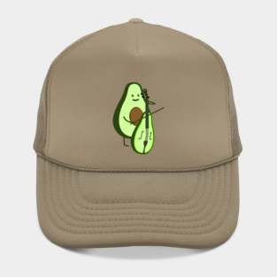 Avocado with cello Hat