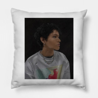 Chalk drawing by Omar Rudberg from Young Royals Pillow