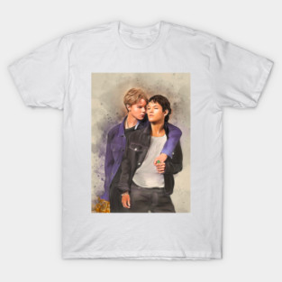 Watercolor of Wilhelm and Simon from Young Royals T-Shirt