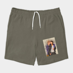 Watercolor of Wilhelm and Simon from Young Royals Shorts