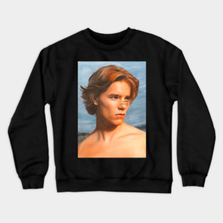 Painting of Prince Wilhelm from the Netflix series Young Royals Crewneck Sweatshirt