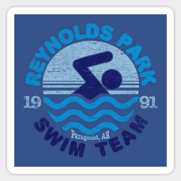 Reynold's Park Swim Team 1991 Sticker by rt-shirts