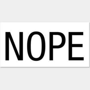 nope Posters and Art
