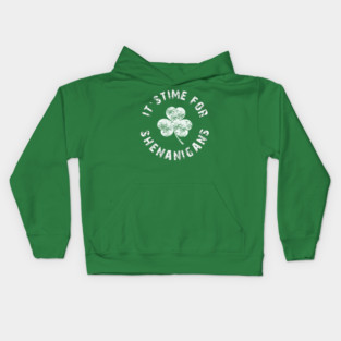 Gift Happy st patricks day leprechaun shenanigans Kids Hoodie