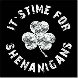Gift Happy st patricks day leprechaun shenanigans Posters and Art