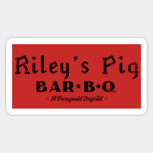 Riley's Pig (Dark Print) Magnet