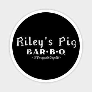 Riley's Pig (Light Print) Magnet