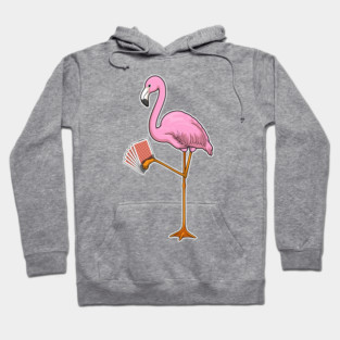 Flamingo Poker Poker cards Hoodie