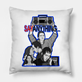 Say Anything movie collage art Pillow