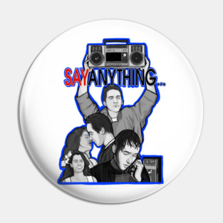 Say Anything movie collage art Pin