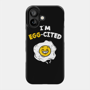 Egg-cited T-Shirt Easter egg hunt Bunny Sunday Jesus Gift Phone Case