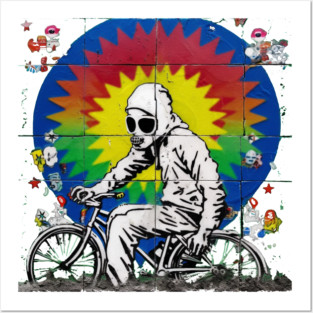 The Biker on the Wall Posters and Art