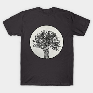 Dryad Moon - Deadtree by Vagabond The Artist T-Shirt