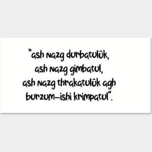 one ring Posters and Art