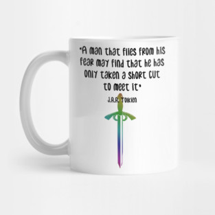 tolkien on fear Mug