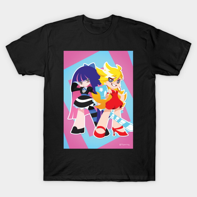 Panty & Stocking - Panty And Stocking - T-Shirt | TeePublic