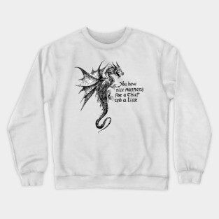 smaug the terrible dragon Crewneck Sweatshirt