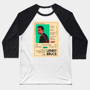 LENNY BRUCE Baseball T-Shirt