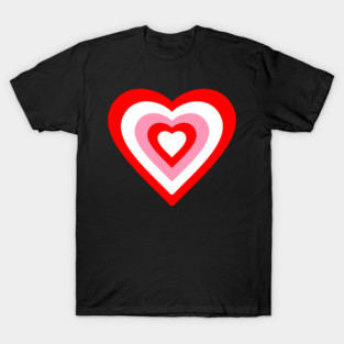 Early 2000s Heart Y2K Aesthetic T-Shirt