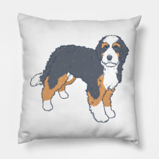 Bernedoodle Pillow
