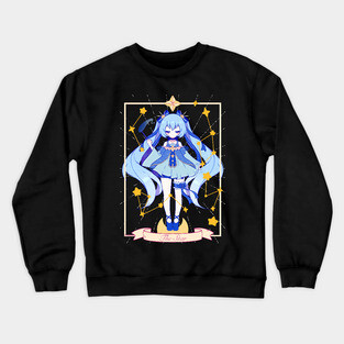 Hatsune Miku Fanart -The star Crewneck Sweatshirt