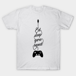 Eat Sleep Game Repeat T-Shirt