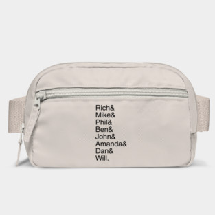 Rich& Mike& Phil& Ben& John& Amanda& Dan& Will. Bag