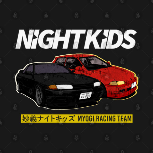 Initial D - Night Kids Print by giratina13